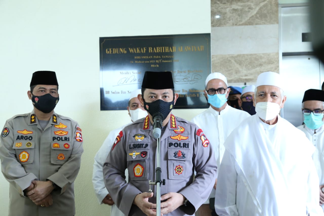 Kembali Jalin Silaturahmi, Kapolri Kunjungi DPP Rabithah Alawiyah