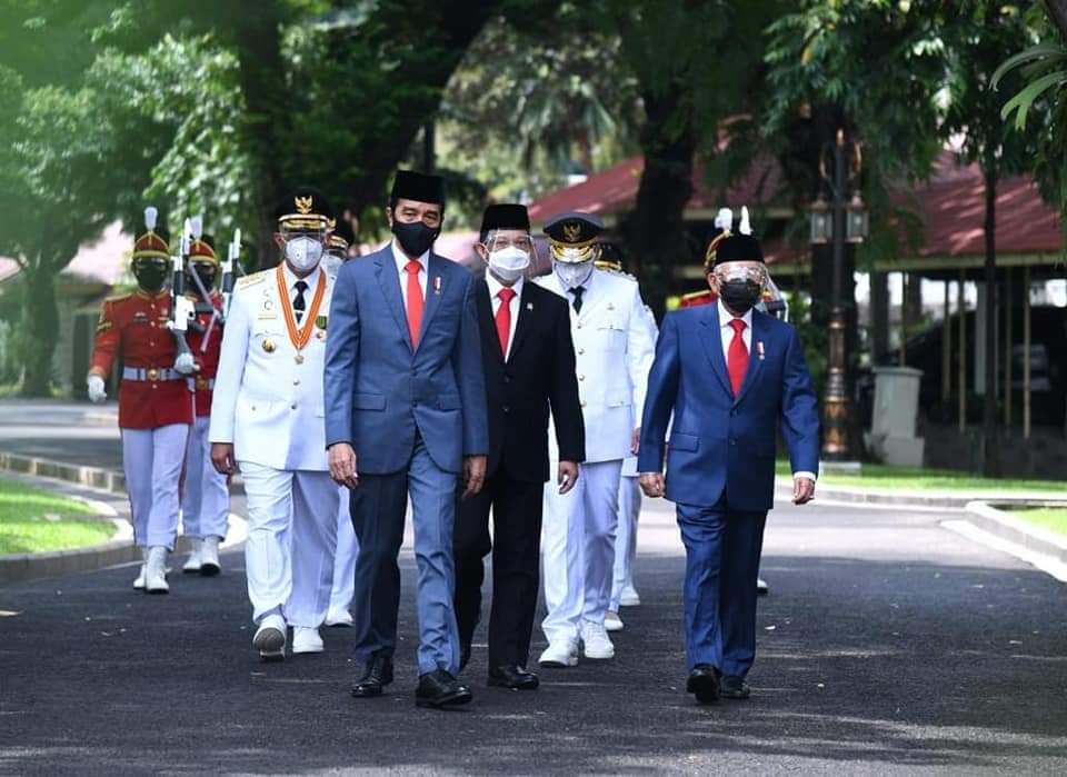 Presiden Jokowi Lantik Gubernur dan Wagub Sumbar, Bengkulu Dan Kepri Terpilih Masa Jabatan 2021-2024