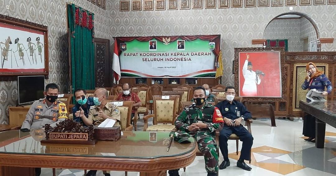 Vidcon, Rapat Koordinasi Kepala Daerah Seluruh Indonesia dipimpin Bapak Presiden RI bersama Forkopimda