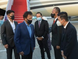 Pemimpin Brunei Darussalam Sultan Hassanal Bolkiah yang juga Ketua ASEAN tiba di Tanah Air untuk memimpin ALM, Sabtu (24/04/2021).