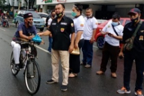 Grup Snipers Media Unit Polrestabes Medan Turut Berbagi Takjil Bersama Kopindo Kodam I/BB