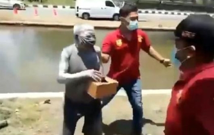 Heboh! Manusia Silver yang Diciduk Satpol PP Kota Semarang Ternyata Pensiunan Polisi