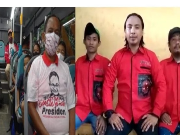 Terungkap, Ini Sosok yang Bagikan Kaos Anies Presiden di Mudik Gratis, Ternyata Mereka Bekerja Atas Perintah..