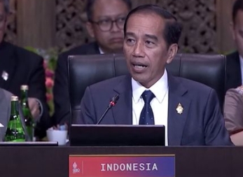 Presiden Jokowi Resmi Buka KTT G20: Kita Harus Mengakhiri Hal Serius Ini