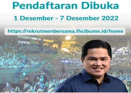 Ditutup Sampai 7 Desember! 30 BUMN Buka Lowongan Kerja, Ada 890 Posisi yang Dibutuhkan, Terima fresh graduate, Berikut Cara Daftarnya