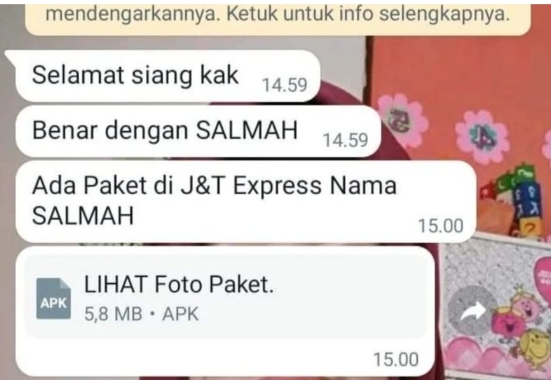 Viral Penipuan di WA Kirim Foto Paket Padahal APK, Rekening Langsung Ludes, Hati-hati, Segini Total Korban dan Kerugiannya