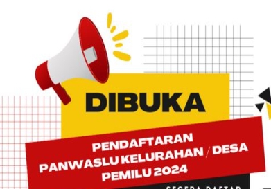 Pendaftaran PKD atau Panwaslu Desa 2024 Resmi Dibuka hingga 13 Januari, Ini Tahapan dan Cara Daftarnya