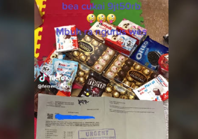 Heboh! Perempuan Beli Cokelat Rp 1 Juta Tapi Pajaknya Rp 9 Juta, Ini Penjelasan Bea Cukai