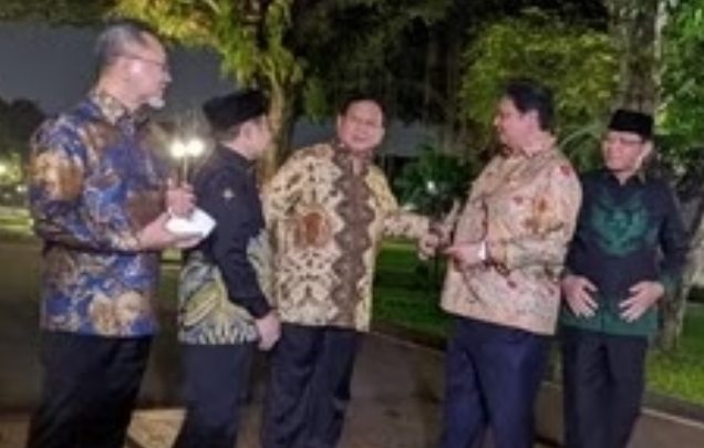Usai Bertemu 6 Ketum Parpol, Prabowo Langsung Ungkap Titipan Presiden Jokowi Ini