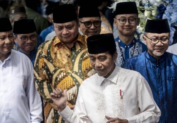 2,5 Jam Berdiskusi di Istana, Ini yang Dibahas Presiden Jokowi dan 6 Ketum Partai