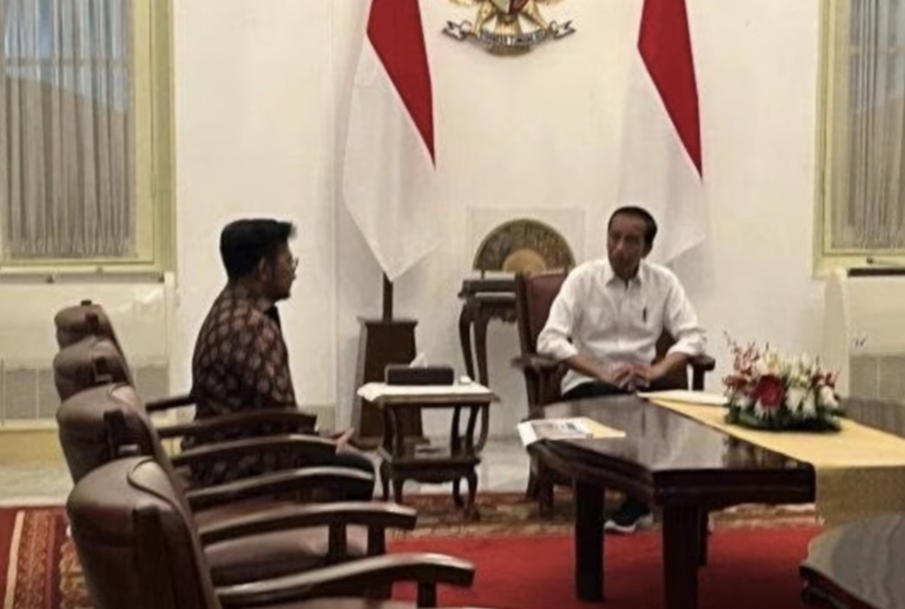 1 Jam Bertemu Jokowi, SYL langsung Sampaikan Kalimat Mengejutkan Ini, Duh, Lihat Tatapan dan Ekspresinya