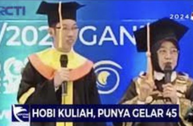 Sosok Welin Kusuma, Pria yang Punya 45 Gelar Akademik di Seluruh Indonesia