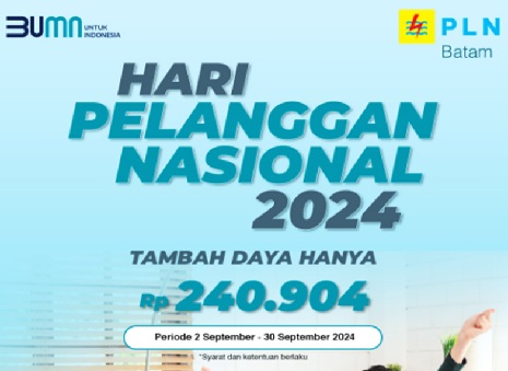 PLN Beri Diskon Besar untuk Hari Pelanggan Nasional 2024, Nikmati Promo Hingga 30 September, Ini Caranya