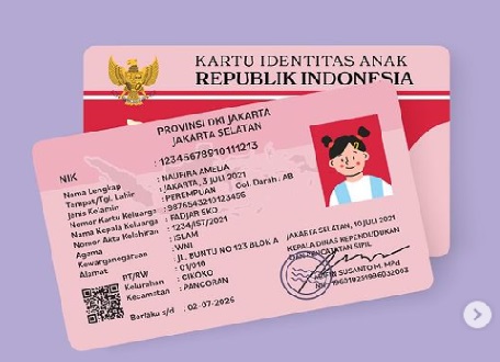 Tata Cara Pembuatan Kartu Identitas Anak atau KIA, Terbaru 1 November 2024, Sekarang Makin Dipermudah, Simak Prosedurnya