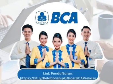 Bank BCA Buka Lowongan Kerja untuk Usia 18-26 Tahun, Fresh Graduate S1-S2 Dipersilakan Melamar, Ini Posisinya!