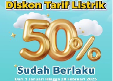 Pemerintah Berikan Diskon Listrik 50%, Simak Aturan Baru dari PLN yang Berlaku di Seluruh Indonesia!